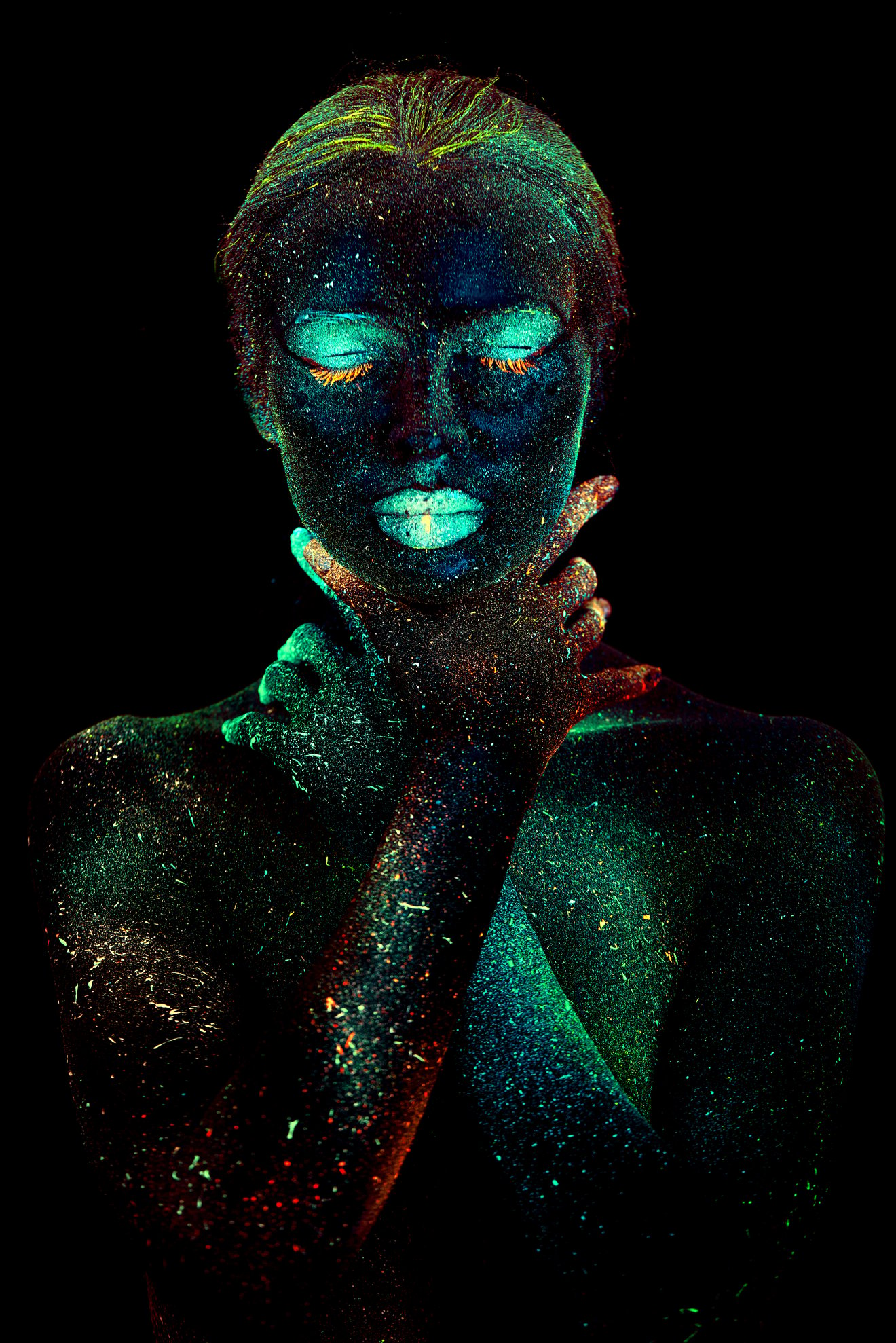 UV cosmos portrait-Seed Nft