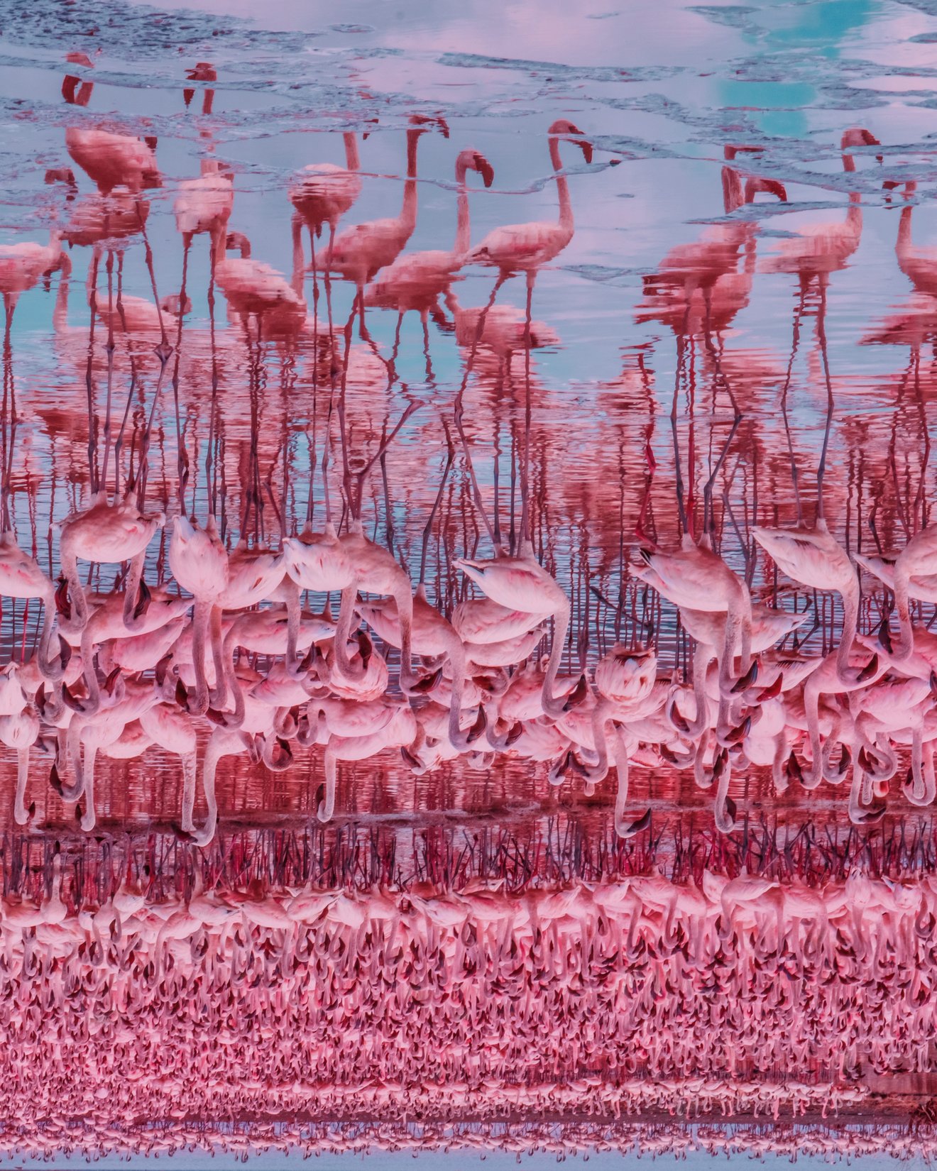 Pink flamingos-Seed Nft
