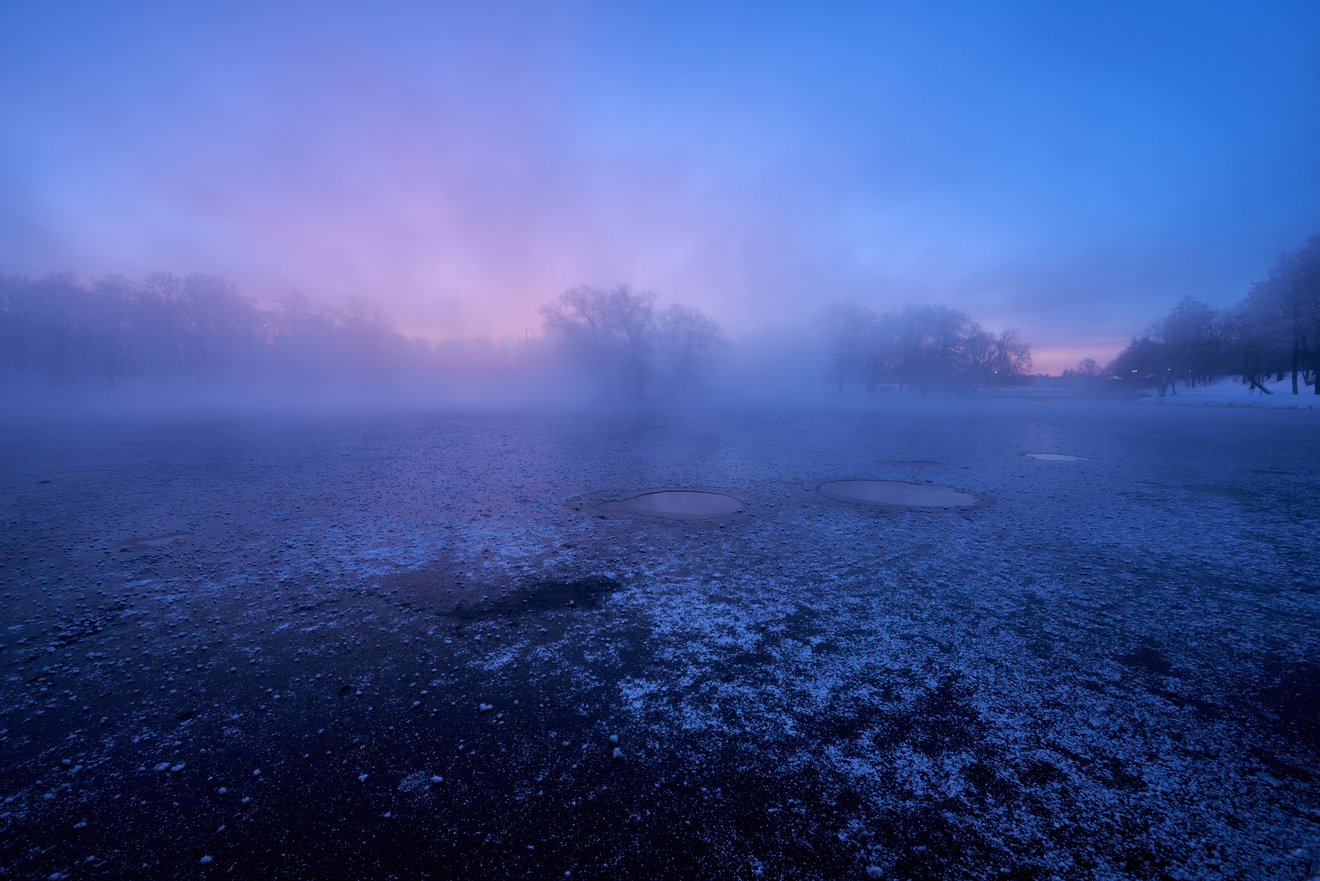 Steam over the White Lake-Seed Nft