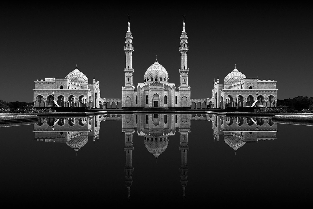 White Mosque bw	-Seed Nft