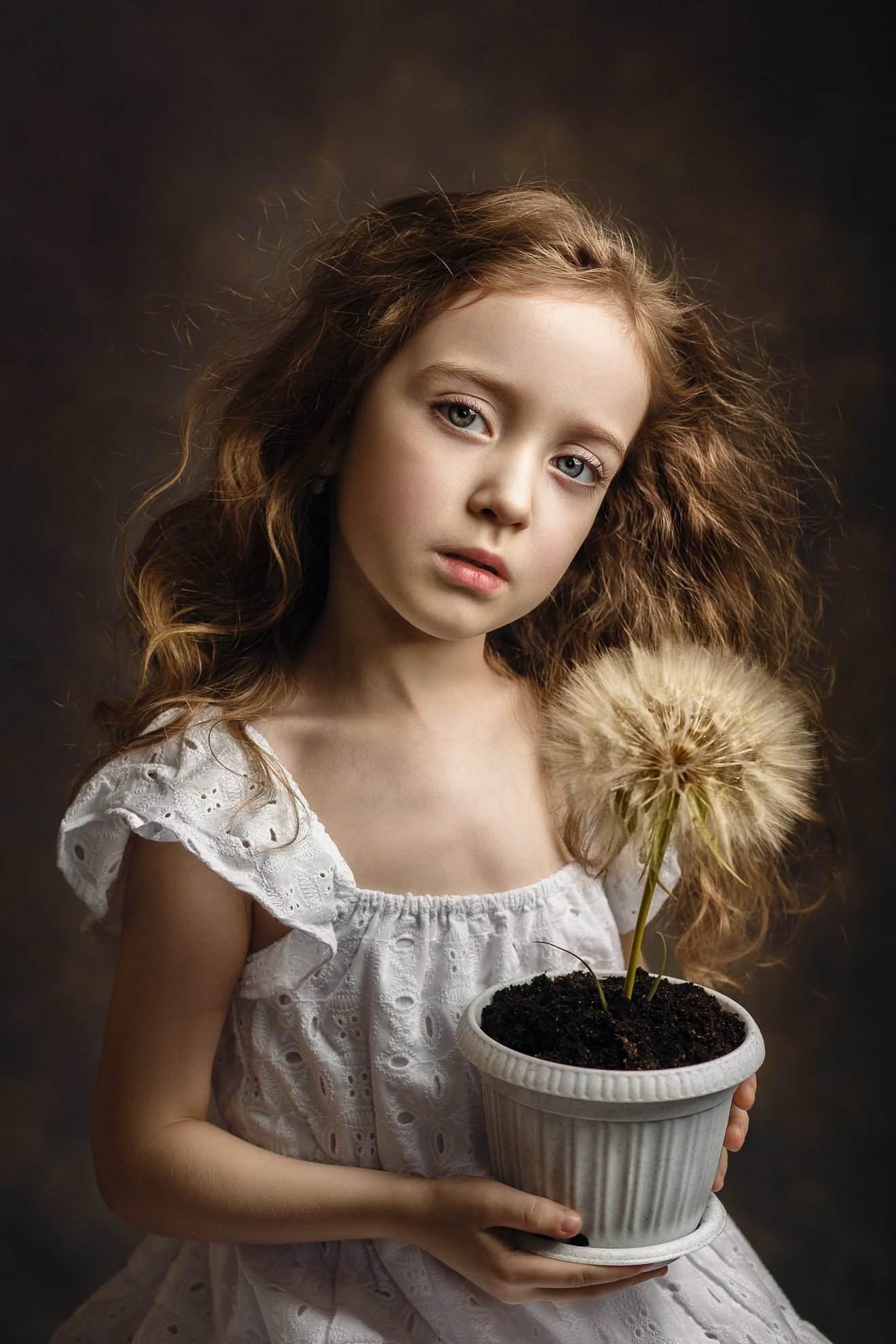 Girl With a Flower-Seed Nft