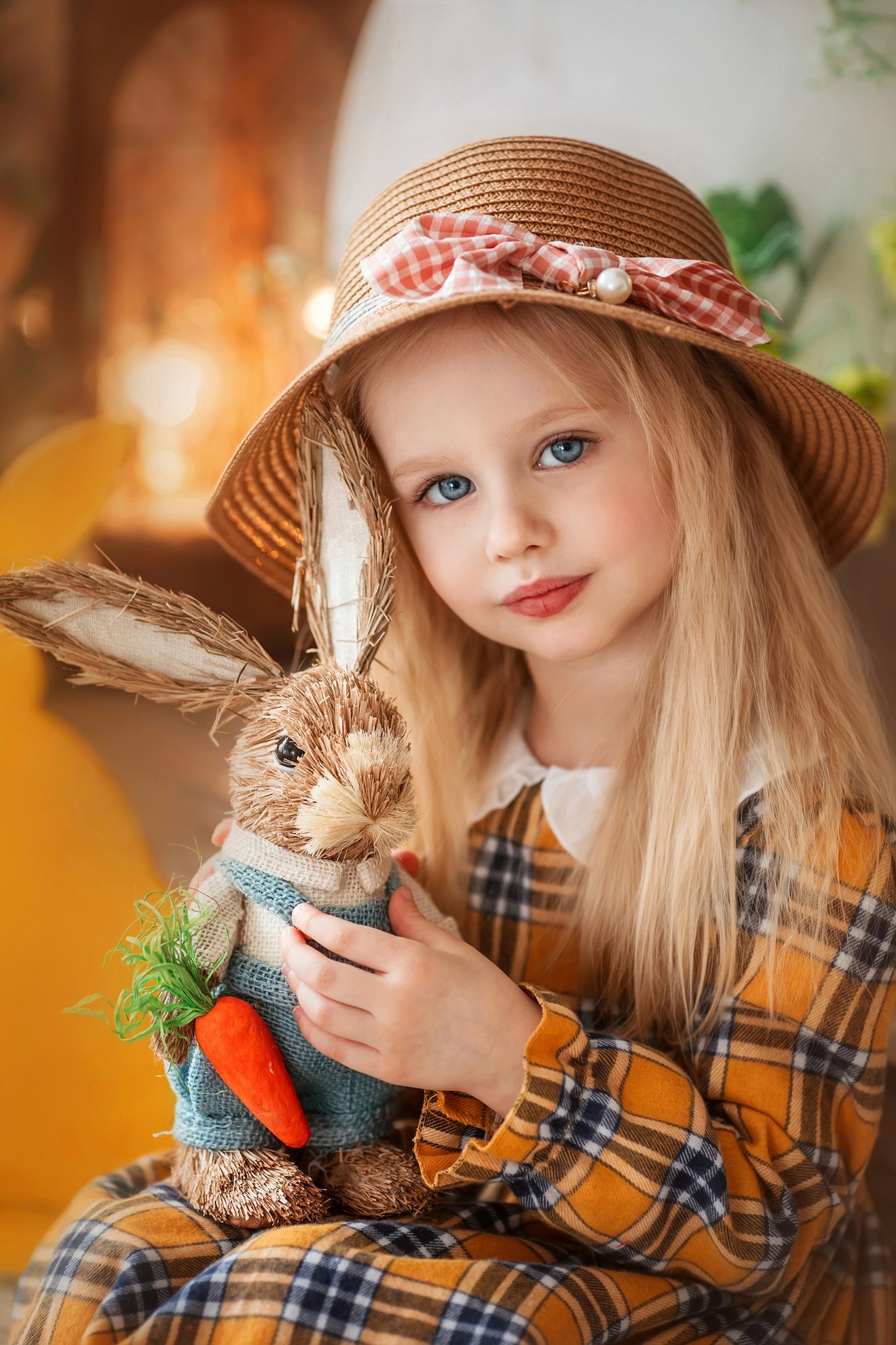 Little girl and Bunny-Seed Nft
