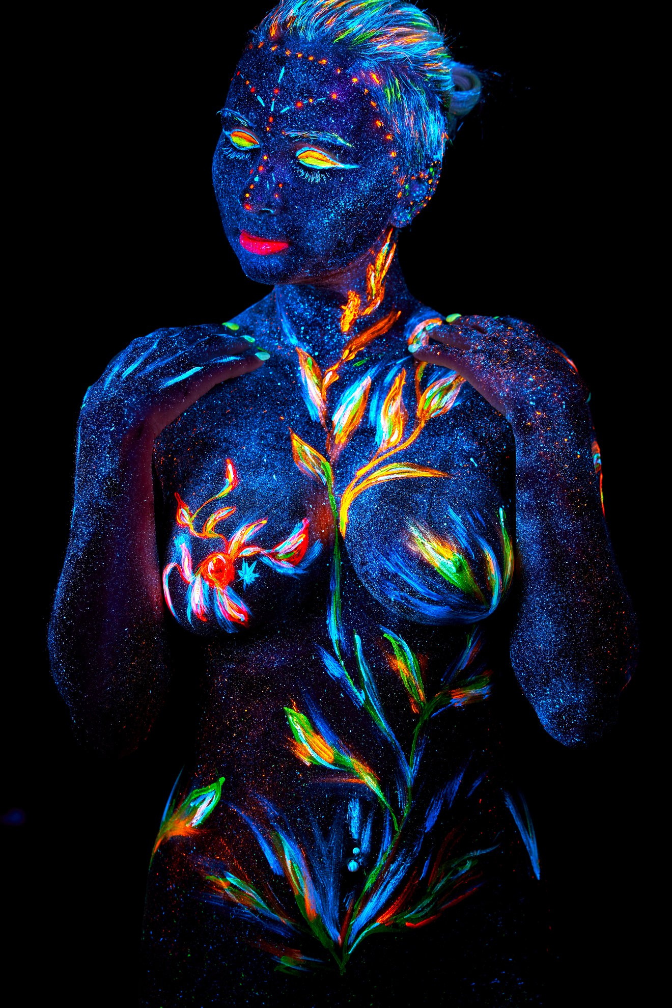 Ultraviolet body art -Seed Nft