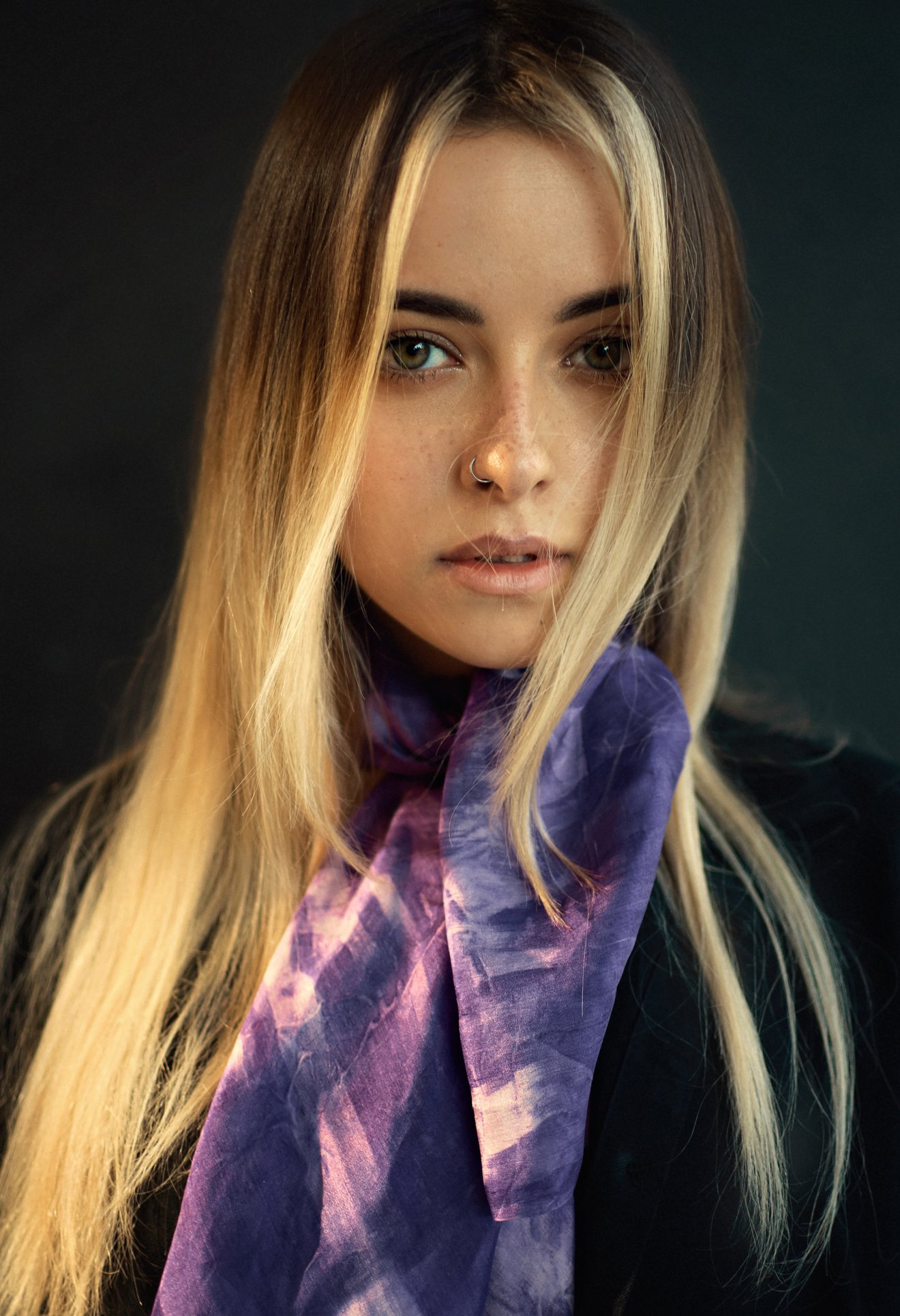  Purple scarf-Seed Nft