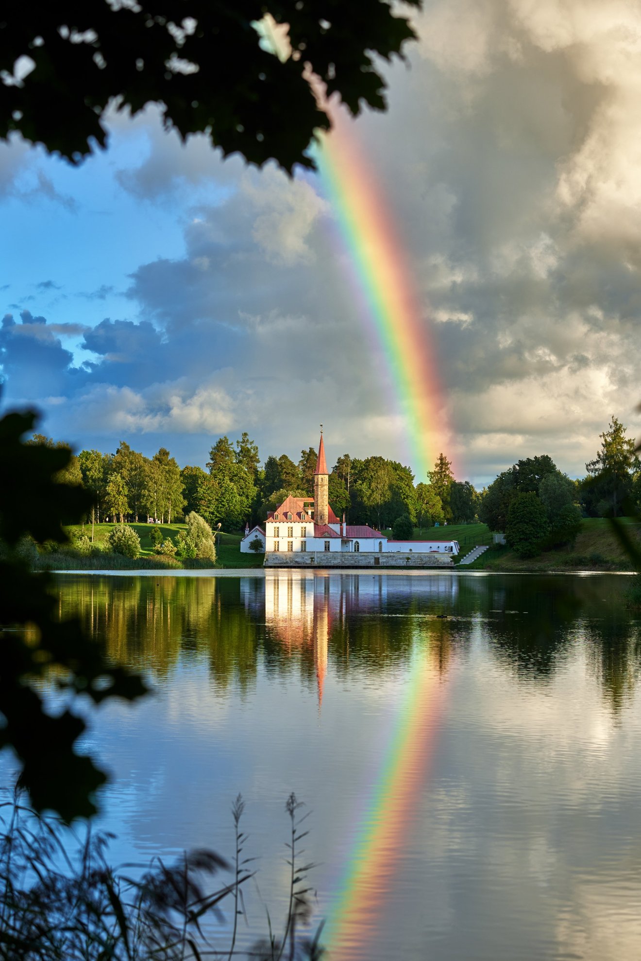 rainbow over the lake-Seed Nft